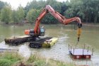 Спецтехника для чистки прудов, водоемов, углубление