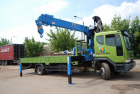 Аренда крана-манипулятора Daewoo с 5-тонной стрелой и бортом в 10 тонн